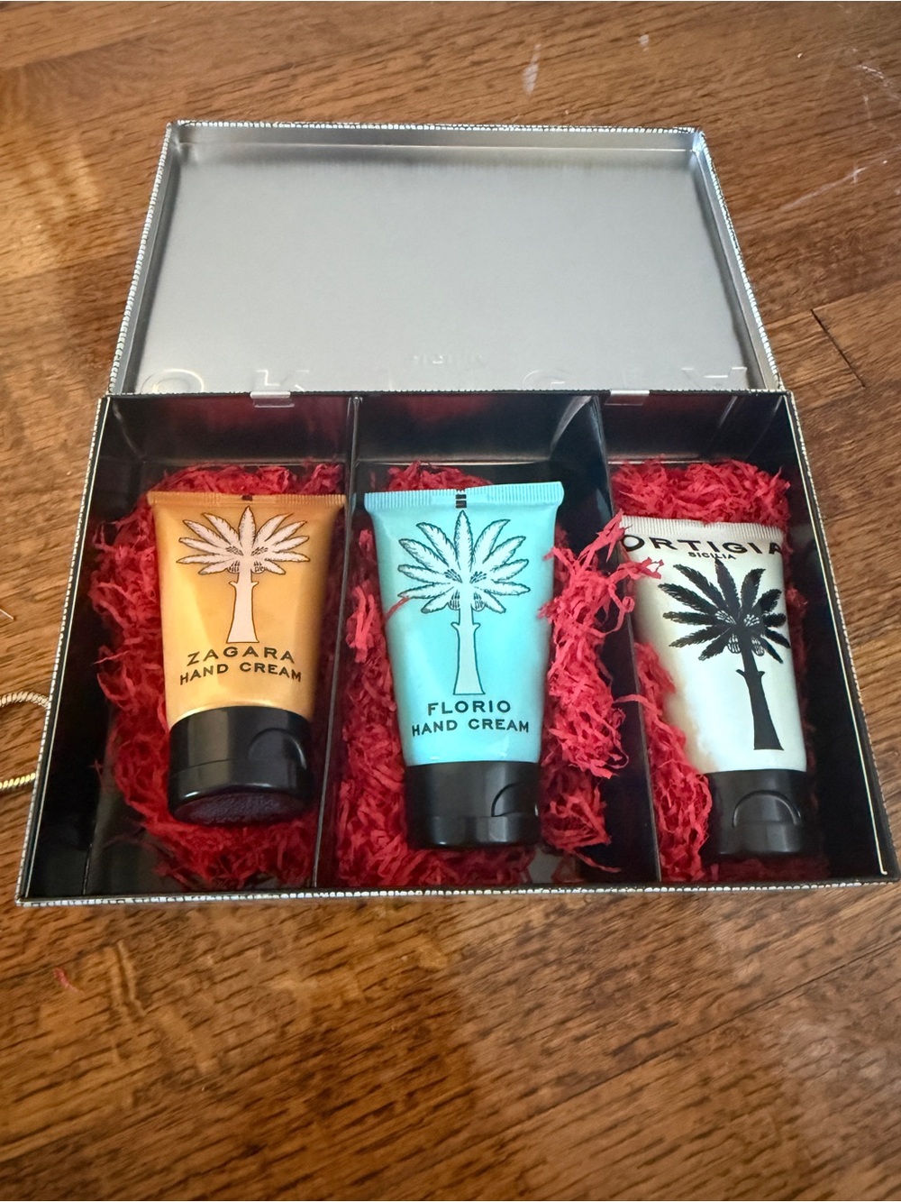 Set of 3 Hand Creams - Zagara, Florio & Ortigia Styles (Gold, Teal, Ivory)